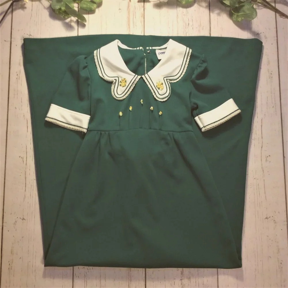 Vintage 1960’s Pomeroys Pommy Jr. Maxi Dress - Picture 2 of 9